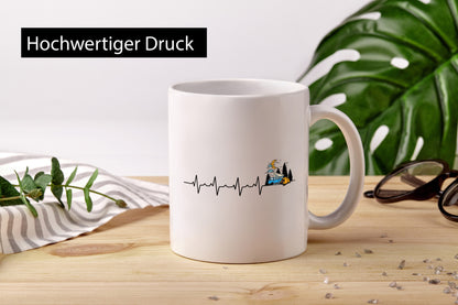 Camping Liebe | Wohnmobil Camper Campingurlaub Humor Geschenkidee Tasse
