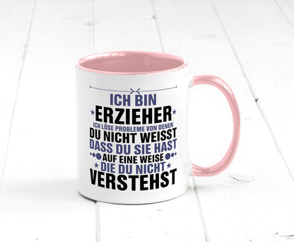 Löse Probleme: Erzieher | Pädagoge Schule v2 lustiger Spruch Geschenk Humor