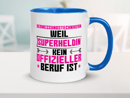 Superheldin Vermessungstechnikerin | Techniker Humor Geschenkidee Tasse