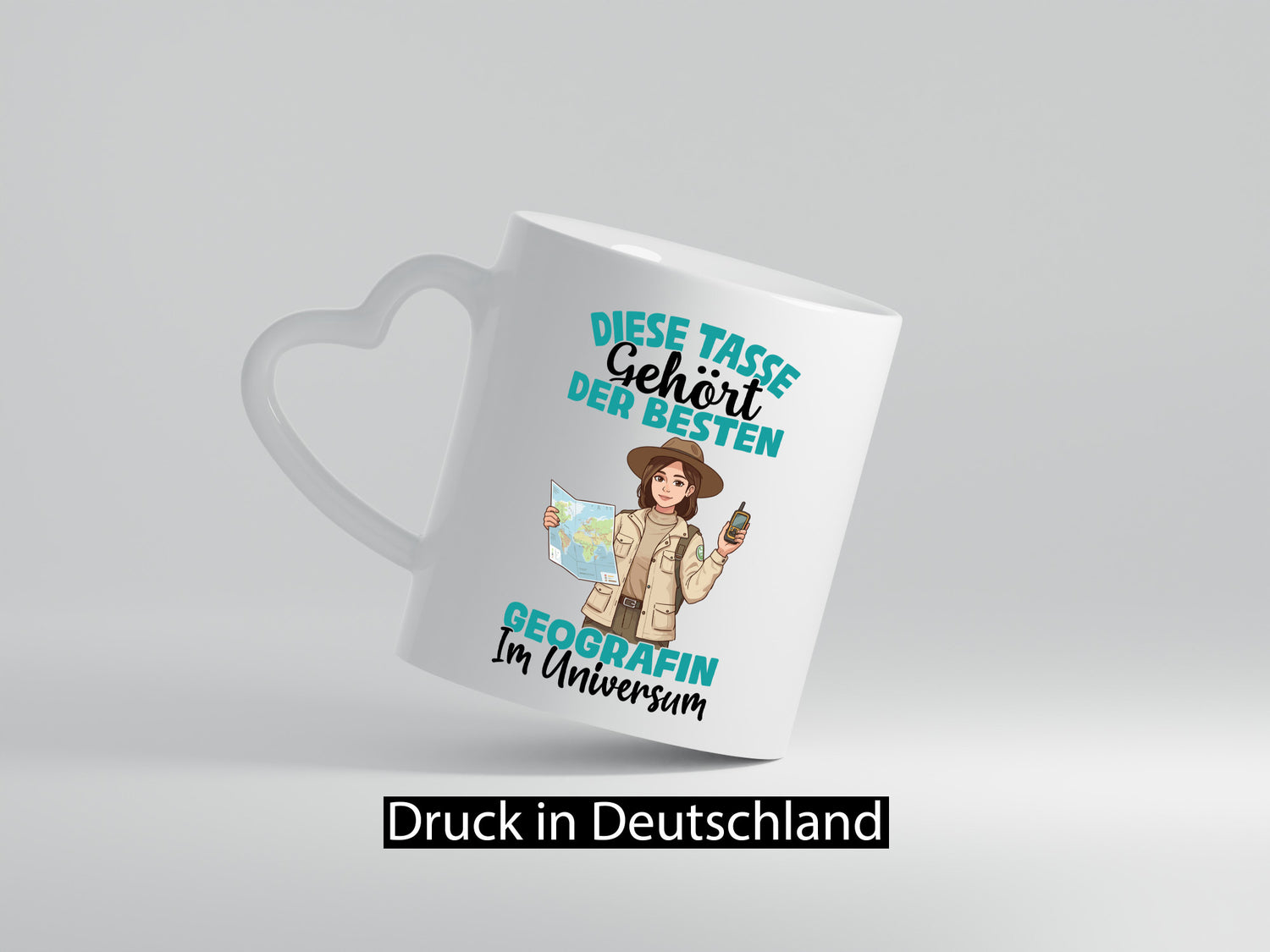 Im Universum: Geografin | Geografie Geschenkidee Humor Tasse