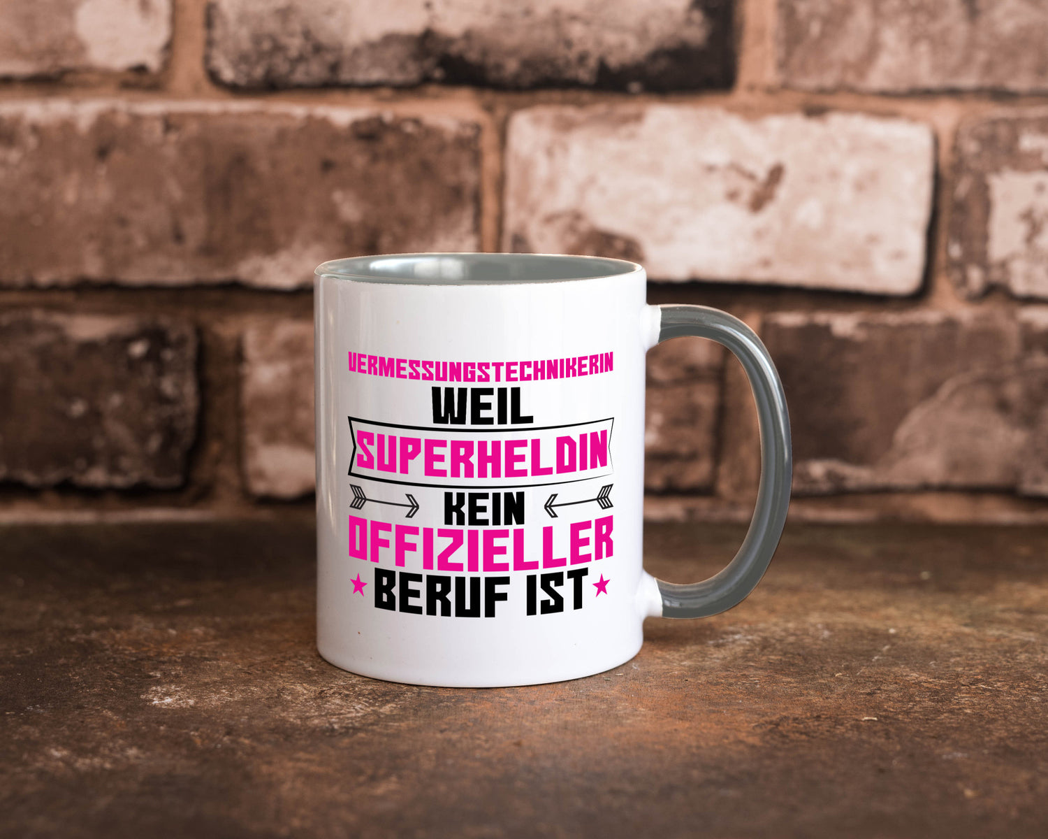 Superheldin Vermessungstechnikerin | Techniker Humor Geschenkidee Tasse