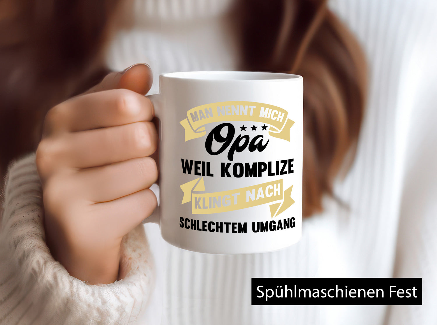 Man nennt mich Opa | Bester der Welt Humor Familie Geschenkidee Tasse