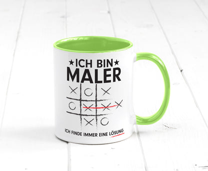 Löse Probleme: Maler | Malerei Geschenkidee Humor Tasse