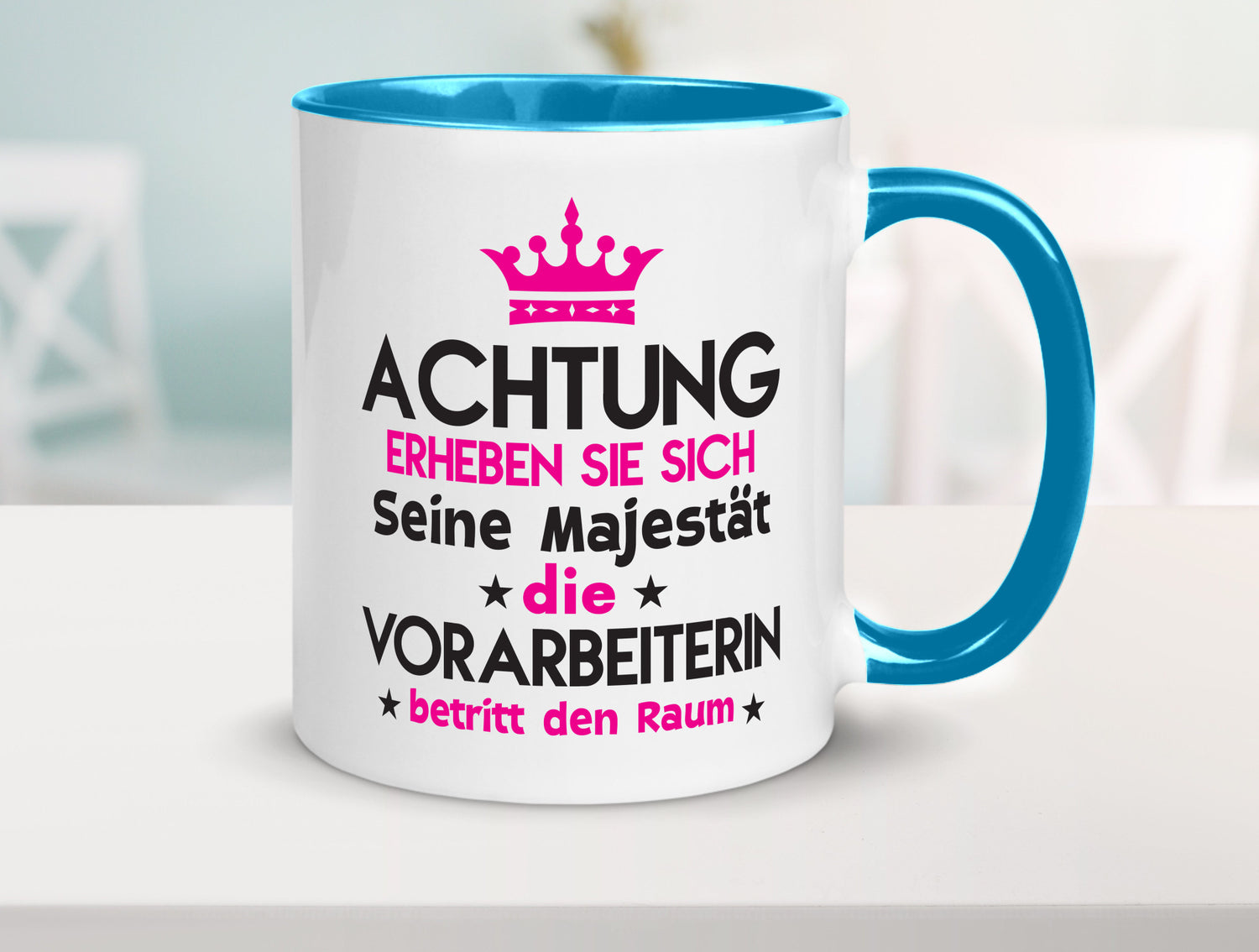 Seine Majestät Vorarbeiterin | Kollegin Teamleiter lustig Arbeit Kollegen Büro