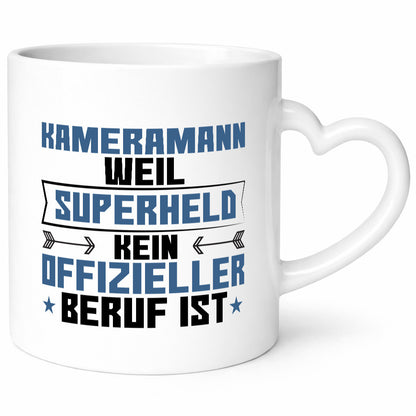 Superheld Kameramann | Kamera Geschenk Humor Geschenkidee lustiger Spruch Tasse