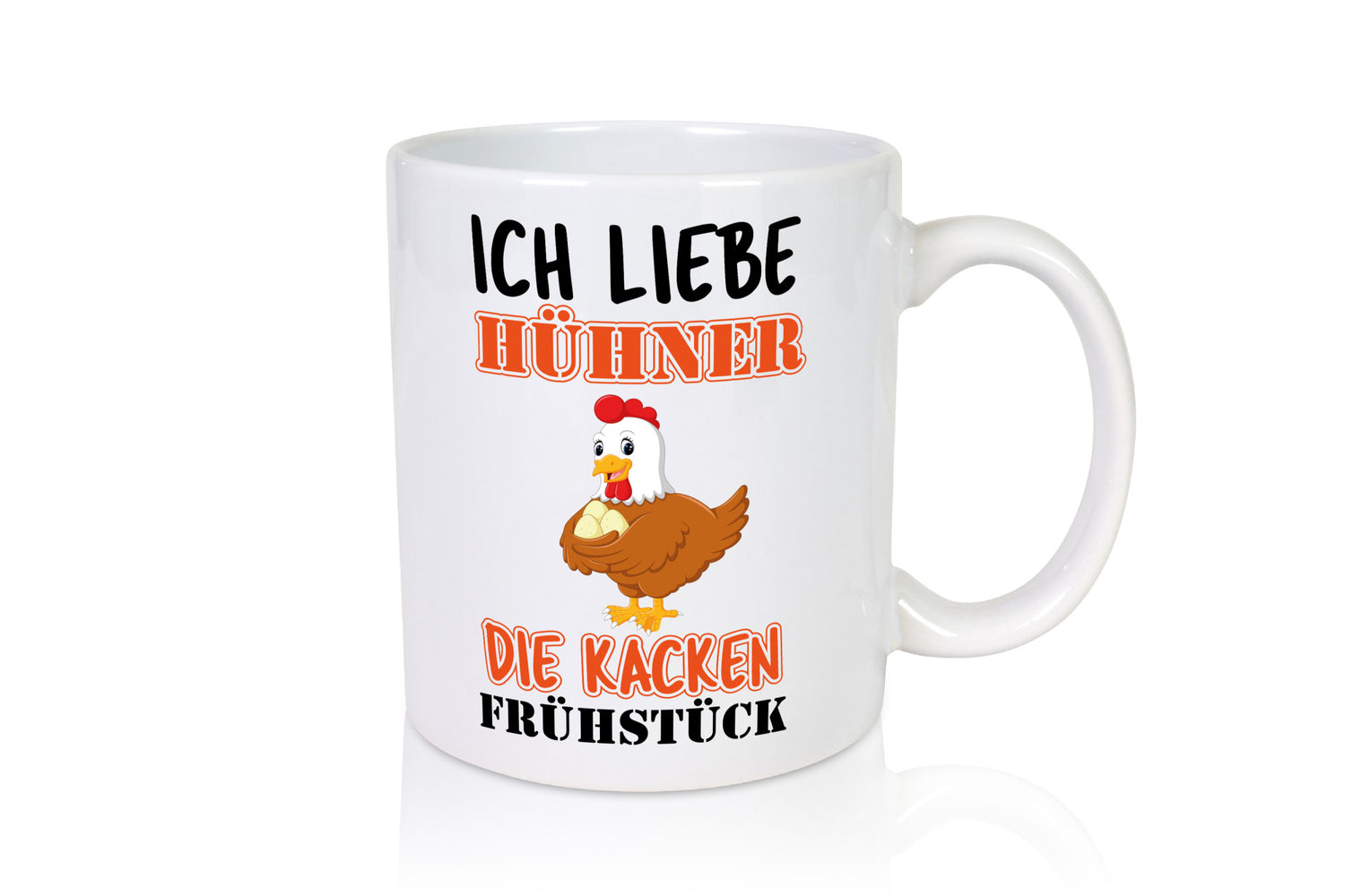 Ich liebe Hühner Humor Geschenkidee Tasse