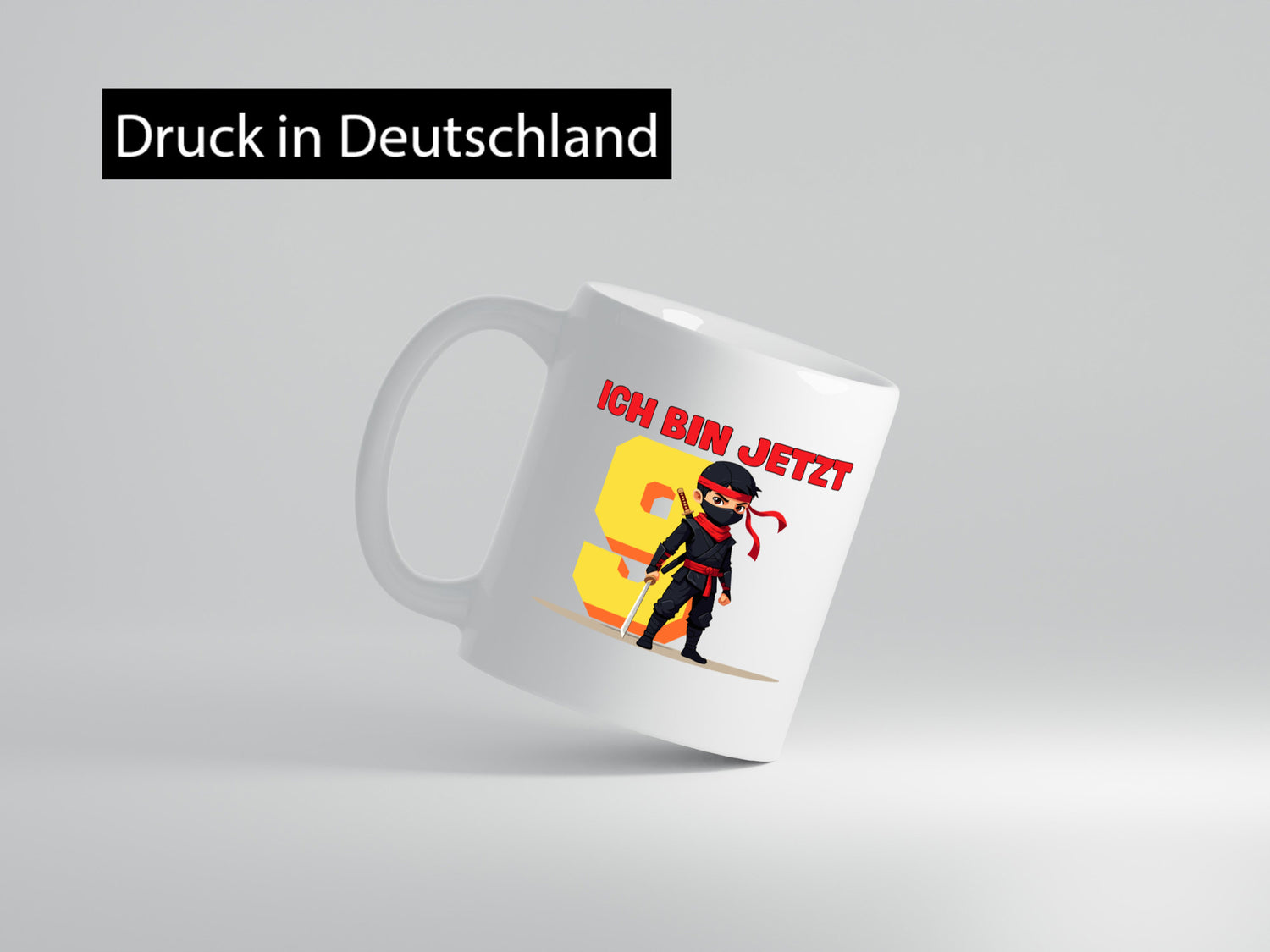 9. Geburtstag | 9 Jahre Ninja Kinder Geschenkidee Humor Tasse