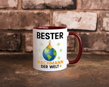 Welt Bester Wachmann | Wachpersonal Nachtwächter Humor Geschenkidee Tasse