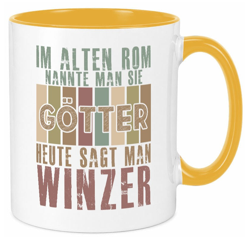 Heute sagt man: Winzer | Weinbauer Wein lustiger Spruch Geschenk Humor Tasse