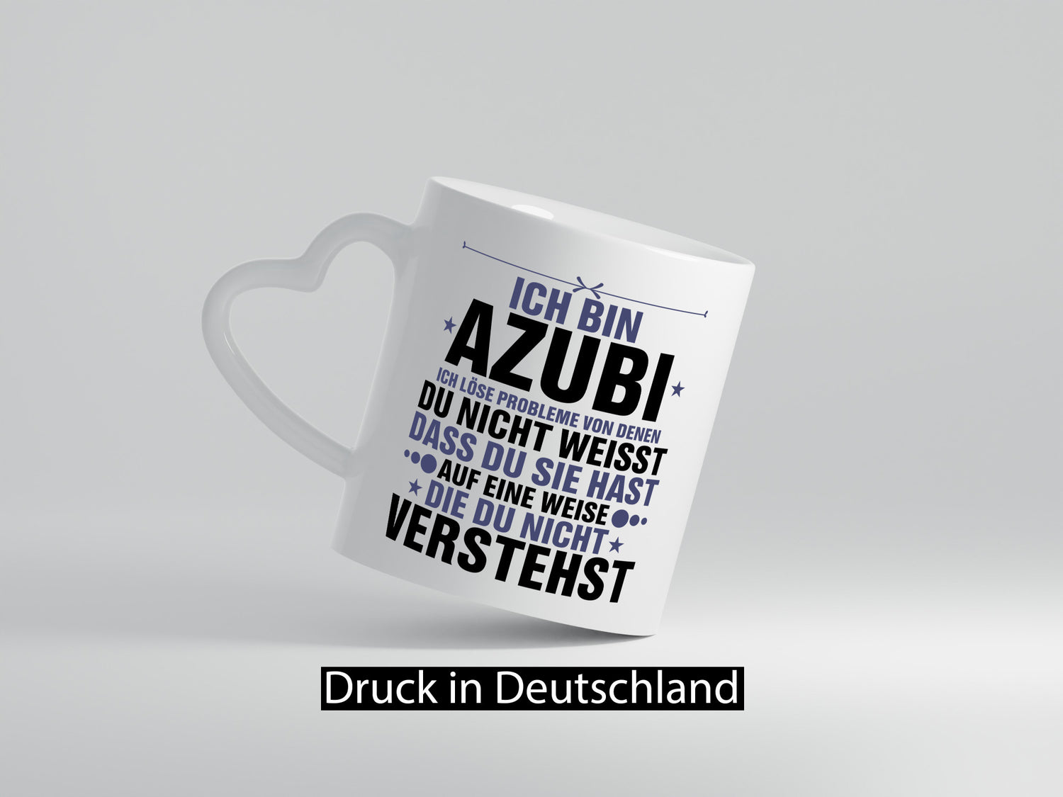 Löse Probleme: Azubi | Ausbildung Lehre Lehrling Humor Geschenkidee Tasse