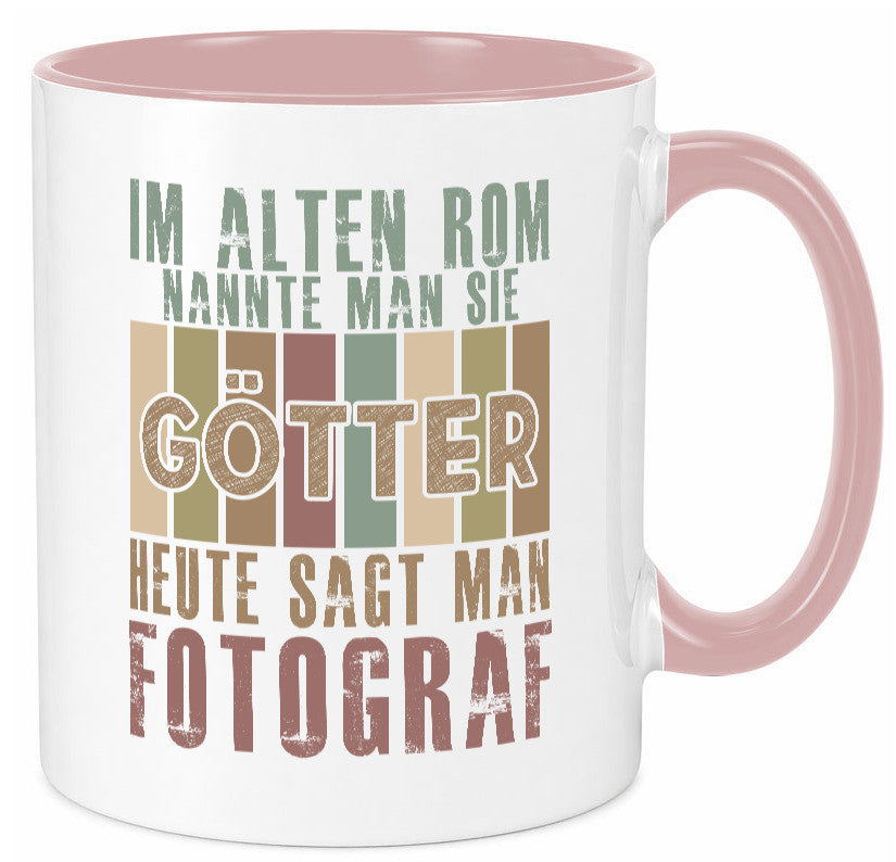 Heute sagt man: Fotograf | Fotografie Kamera Humor Geschenkidee Tasse
