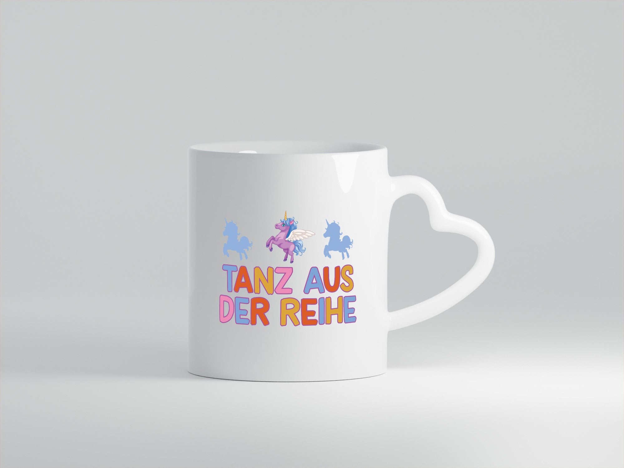 Tanz aus der Reihe | Einhörner Geschenk Humor Geschenkidee lustiger Spruch Tasse
