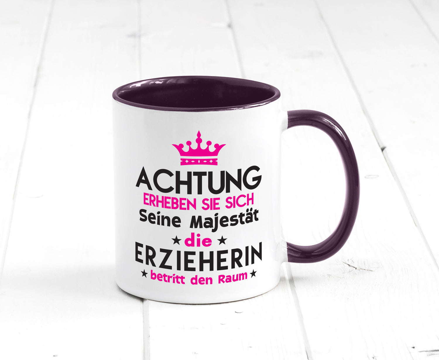 Seine Majestät Erzieherin | Pädagogin Schule Humor Geschenkidee Tasse