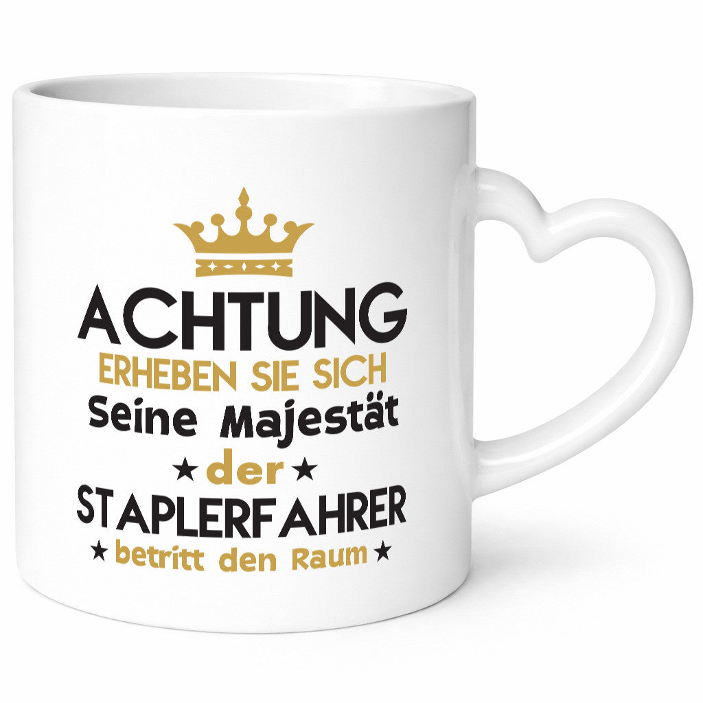 His Majesty Forklift Driver | Forklift Operator Gift Idea Humor Mug
