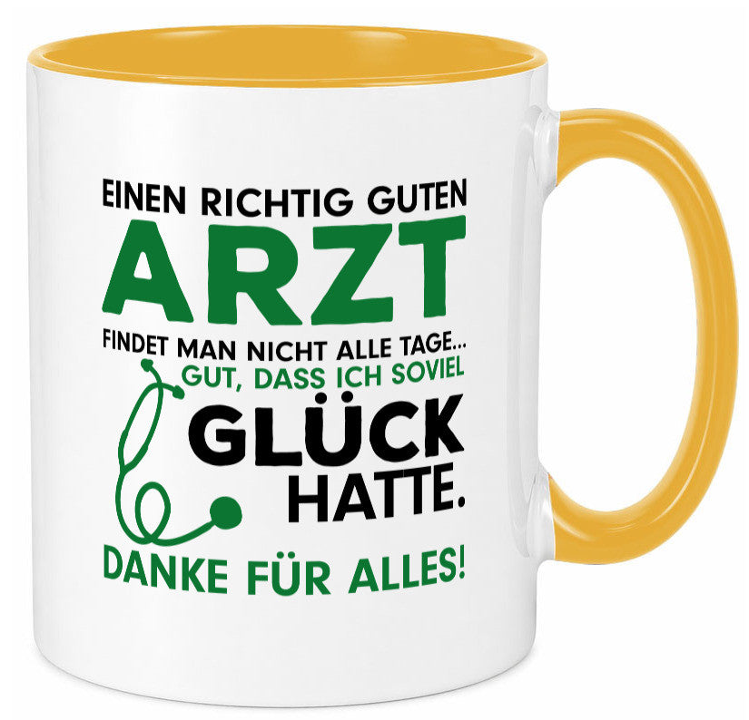 Richtig guter Arzt | Dankeschön Tasse Ã„rzte Spruch Geschenk Humor Geschenkidee