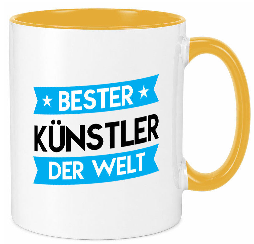 Bester Künstler | Spruch lustig Kunst Humor Geschenkidee Geschenk Tasse