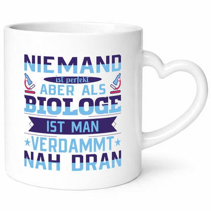 Als Biologe fast perfekt | Mikroskop Humor Geschenkidee Tasse