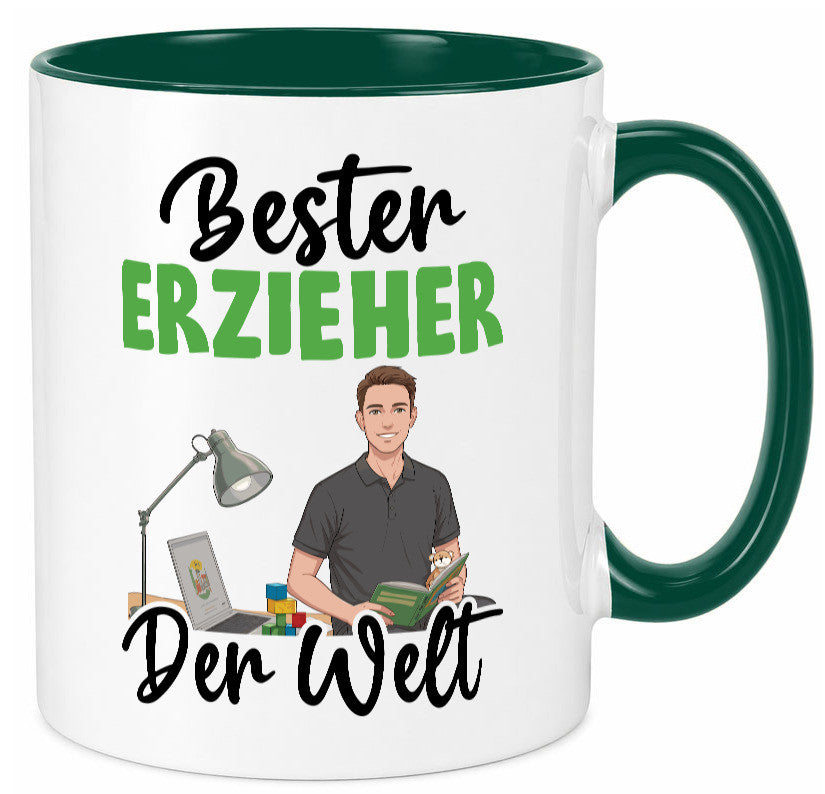 Bester Erzieher | Pädagoge Schule v2 Geschenk Humor Geschenkidee lustiger