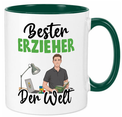 Bester Erzieher | Pädagoge Schule v2 Geschenk Humor Geschenkidee lustiger