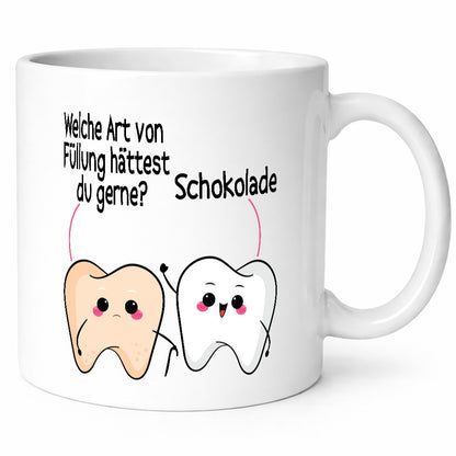 Welche art von Füllung hättest du gerne? | Zahnarzt Geschenk Humor Geschenkidee