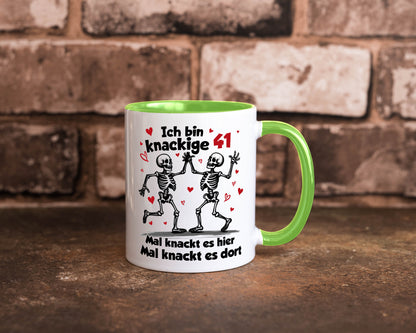 41. Geburtstag | Knackige 41 Ich bin alt v2 Humor Geschenkidee Tasse