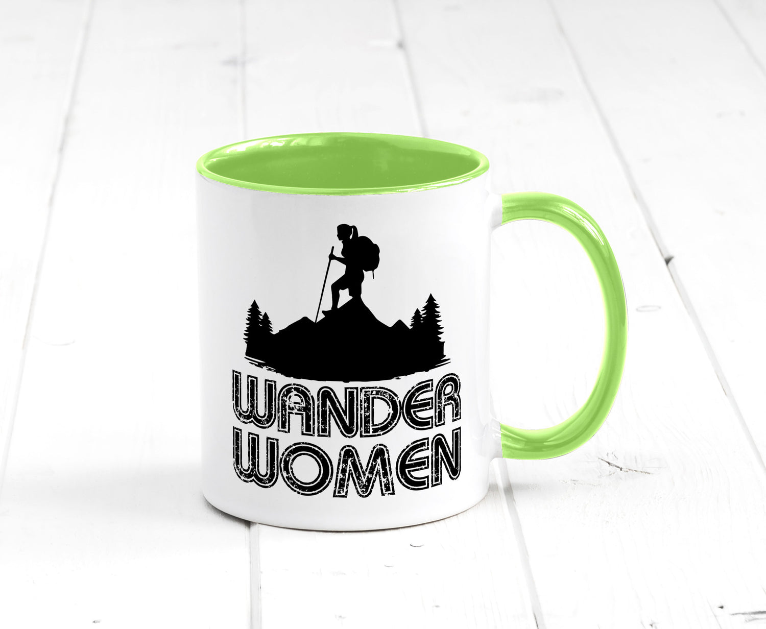 Wander Woman | Wandern Berge Geschenk Familie Geschenkidee lustiger Spruch Tasse