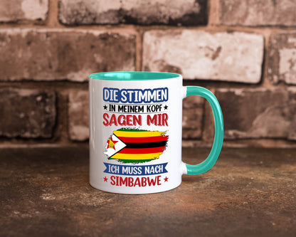 Simbabwe | Urlaub Stimmen in meinem Kopf Traumland v2 Geschenk Humor