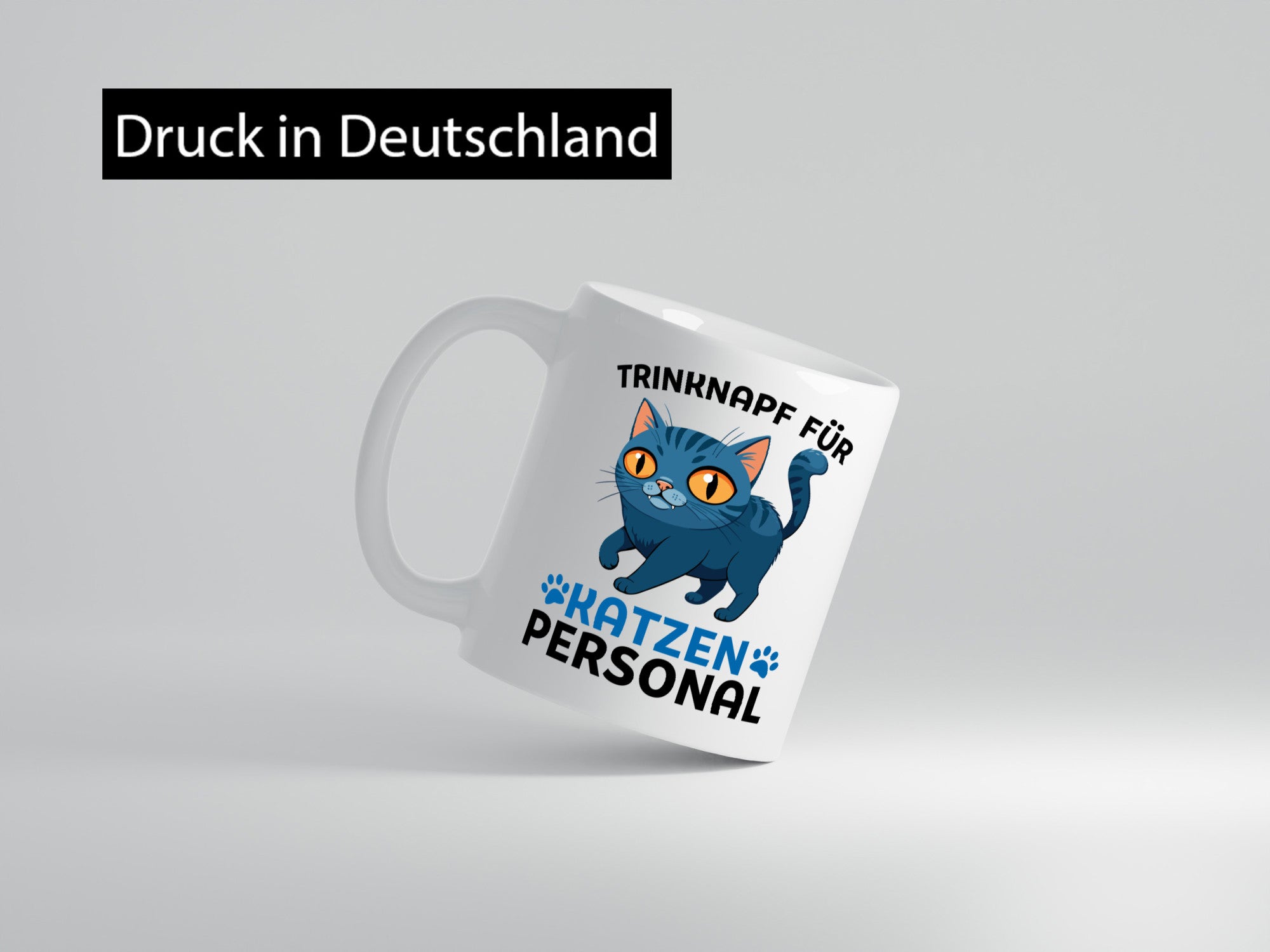 Katzen Personal | Katzenbesitzer Tasse Katze Humor vl2 Tierliebhaber