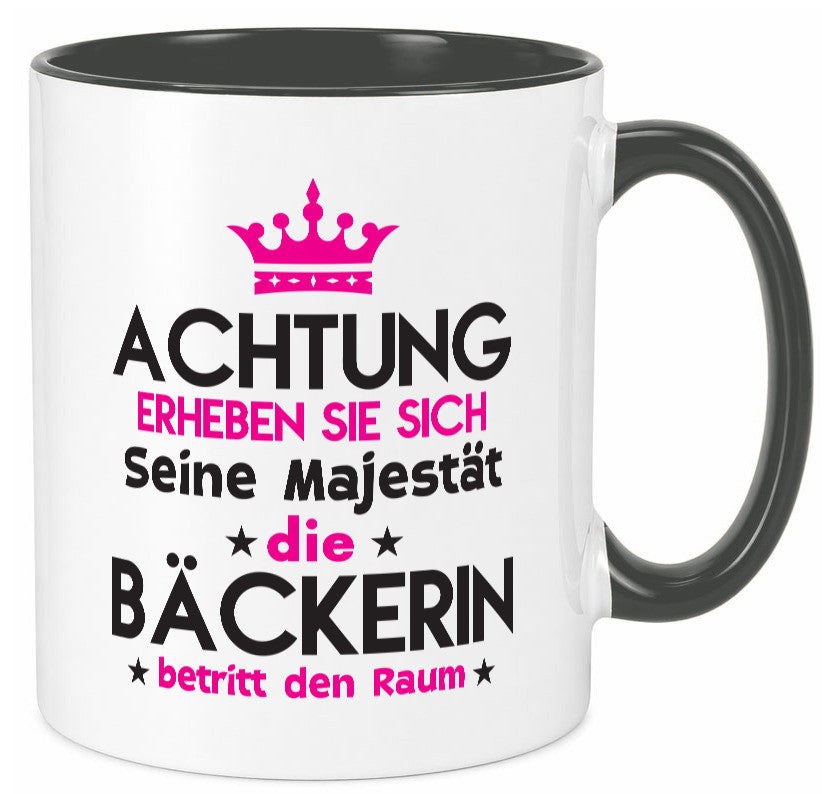 Seine Majestät Bäckerin | Bäckerei Frauen Backen Humor Geschenkidee Tasse