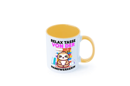 Relax Tasse: Handwerkerin | Handwerkerinnen Geschenk Humor Geschenkidee