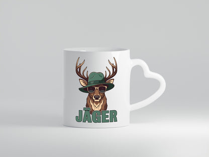 Jäger | Hirsch Jagd Wald lustiger Spruch Geschenk Humor Geschenkidee Tasse