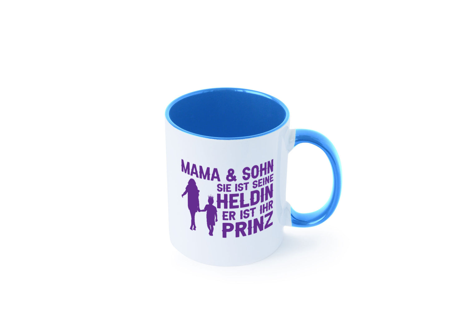 Mama &amp; Sohn | Helding Prinz Mutterliebe Geschenkidee Familie Humor Tasse