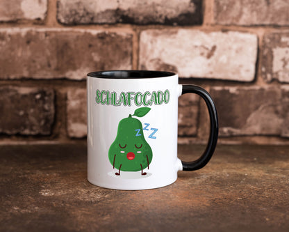 Schlafocado | Müde Avocado ich will noch Schlafen lustiger Spruch Geschenk Tasse