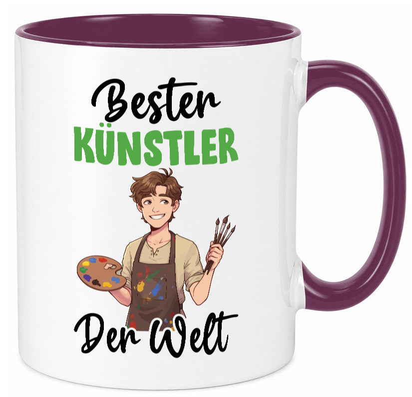 Bester Künstler | Kunst Geschenkidee Humor Tasse
