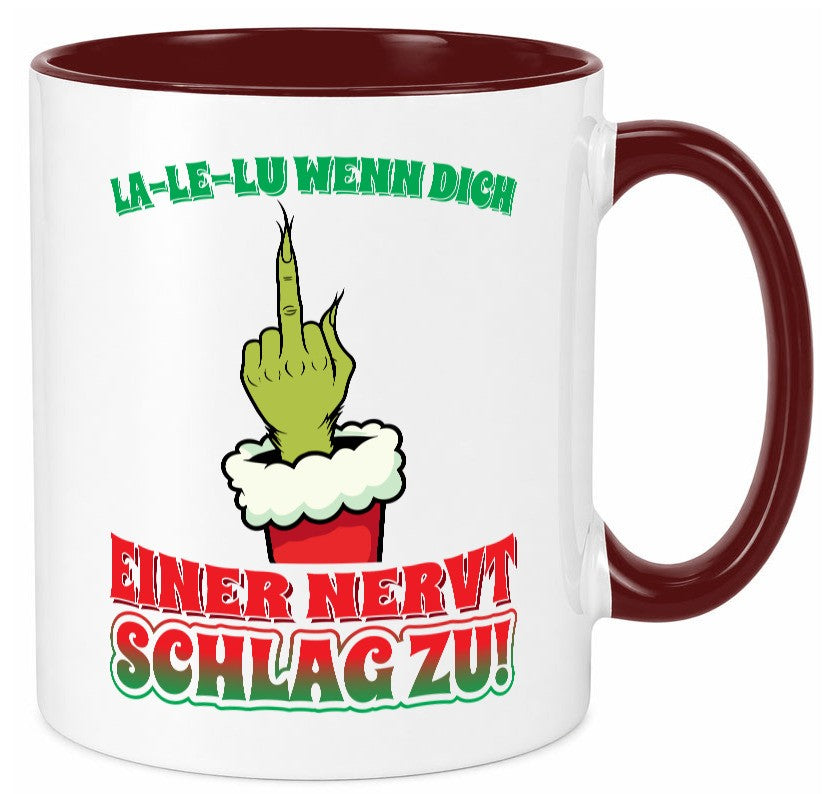 La Le Lu | Weihnachten Weihnachtsmuffel Lichter vl11 Humor Geschenkidee Tasse