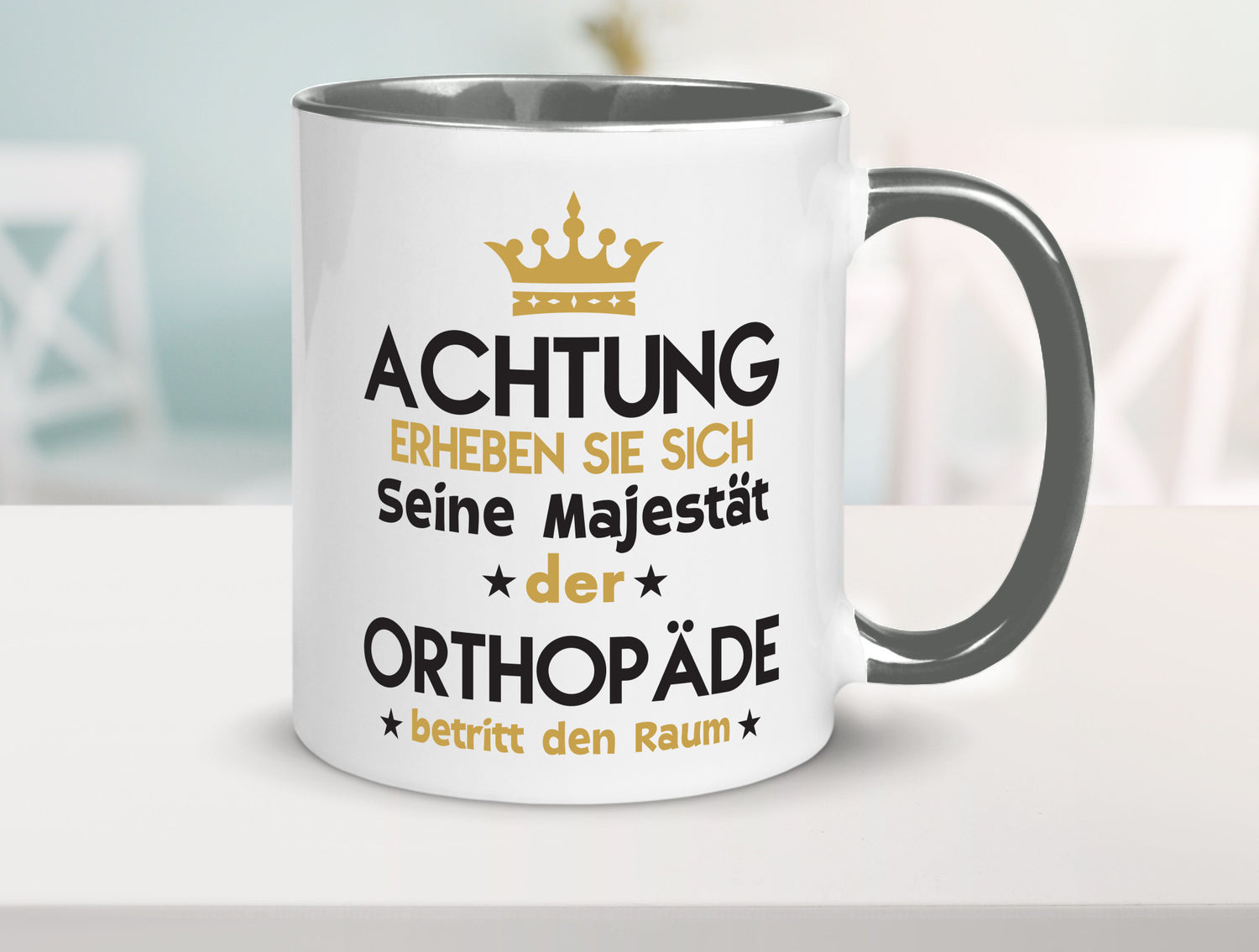 Seine Majestät Orthopäde | Orthopädie lustiger Spruch Geschenk Humor