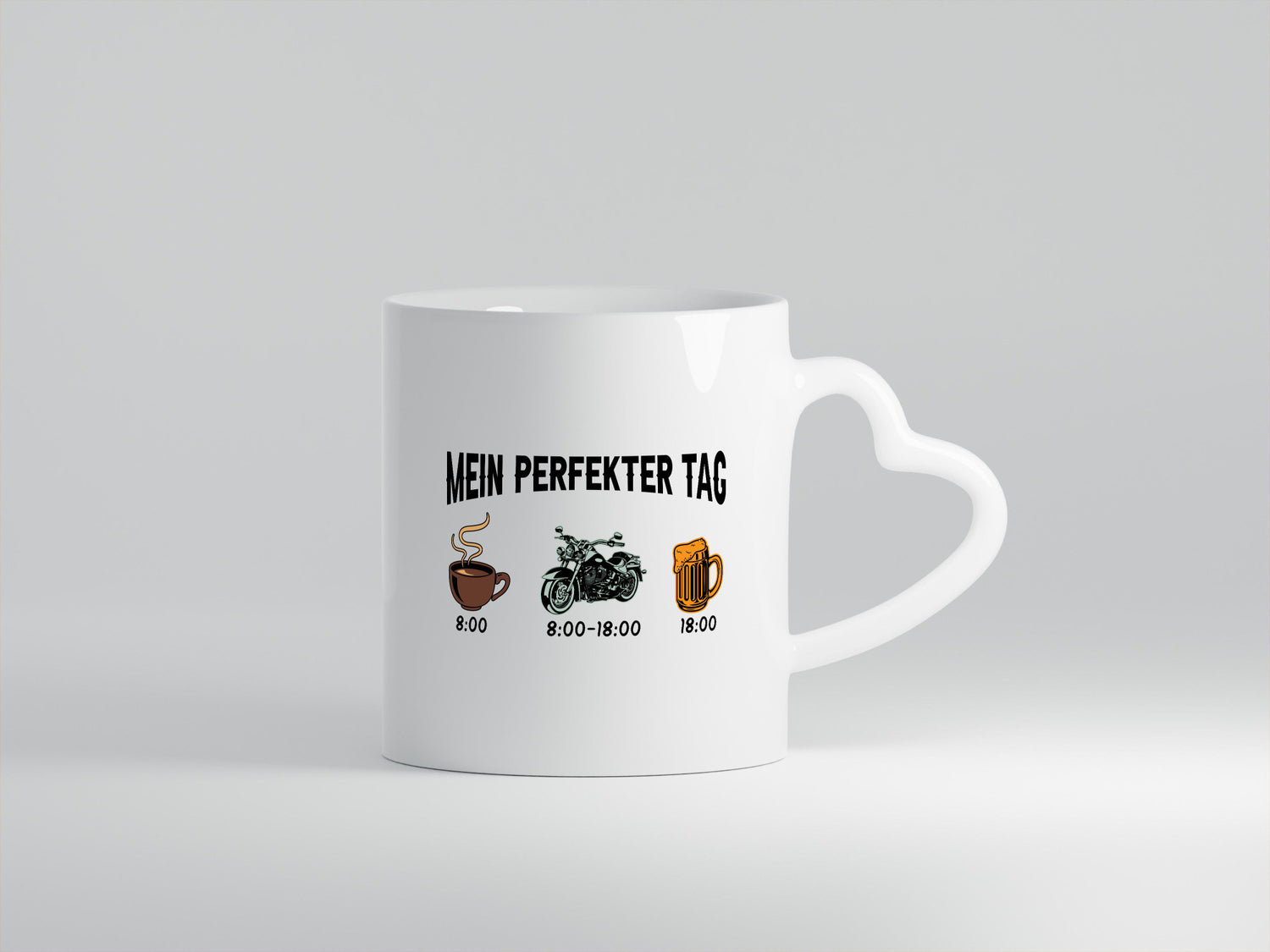 Perfekter Tag | Kaffee Motorrad Bier lustiger Spruch Geschenk Humor