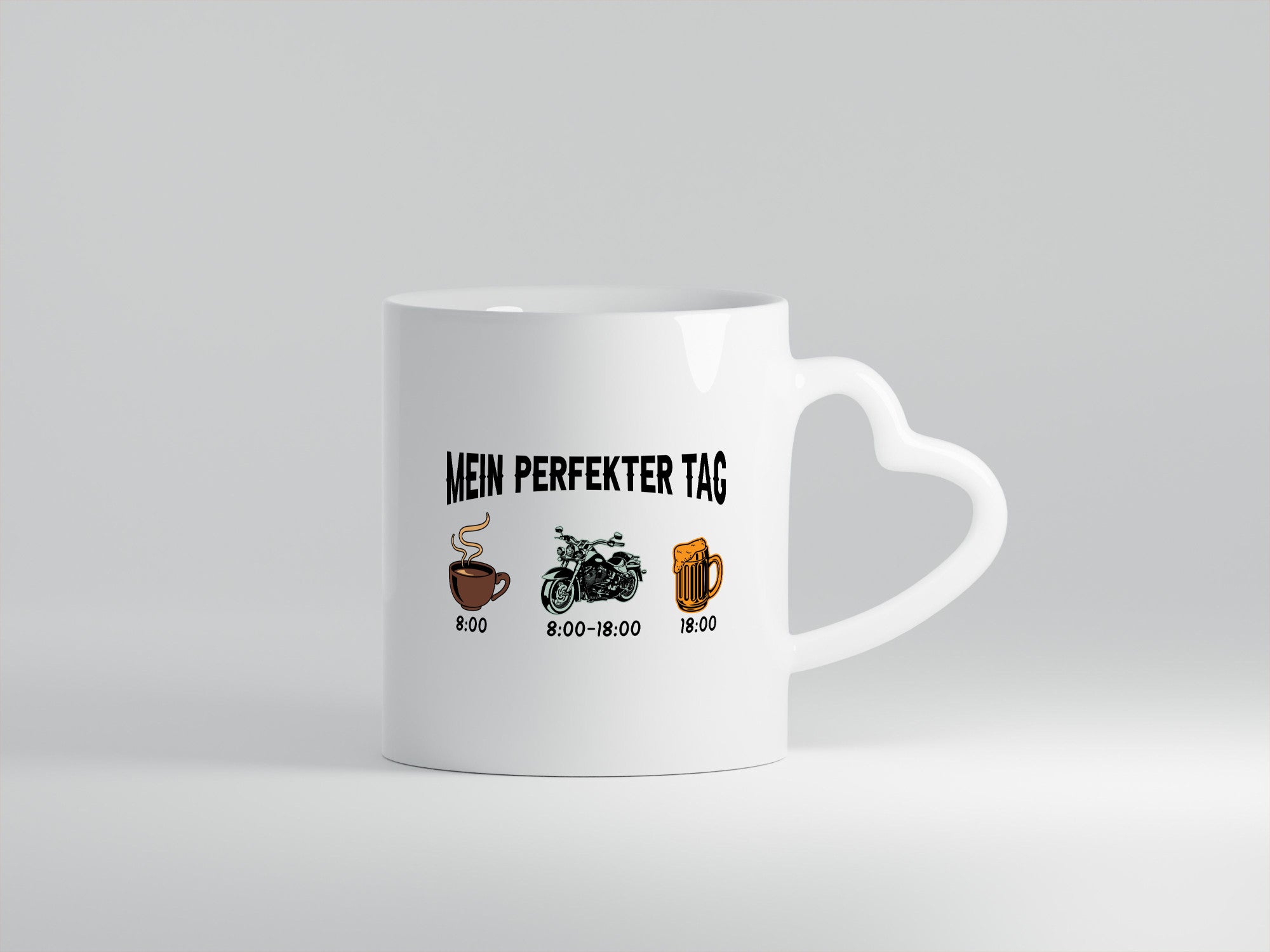 Perfekter Tag | Kaffee Motorrad Bier lustiger Spruch Geschenk Humor