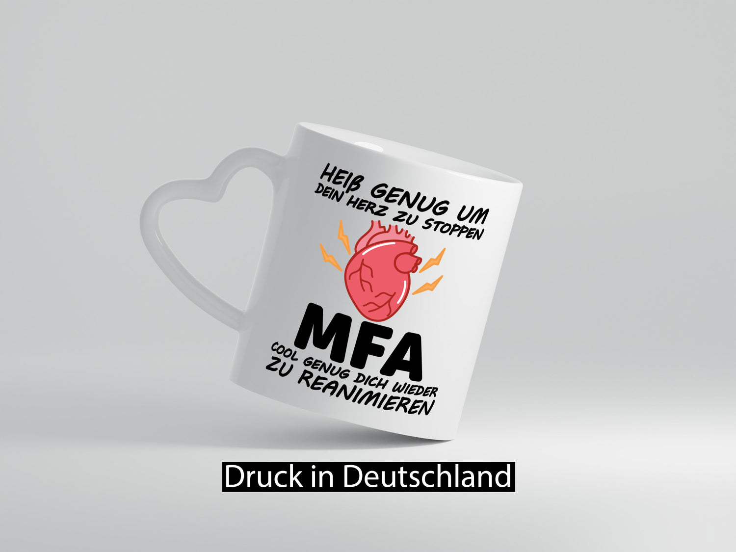 MFA Tasse | Herz Motiv Krankenpfleger Statement lustiger Spruch Geschenk Humor