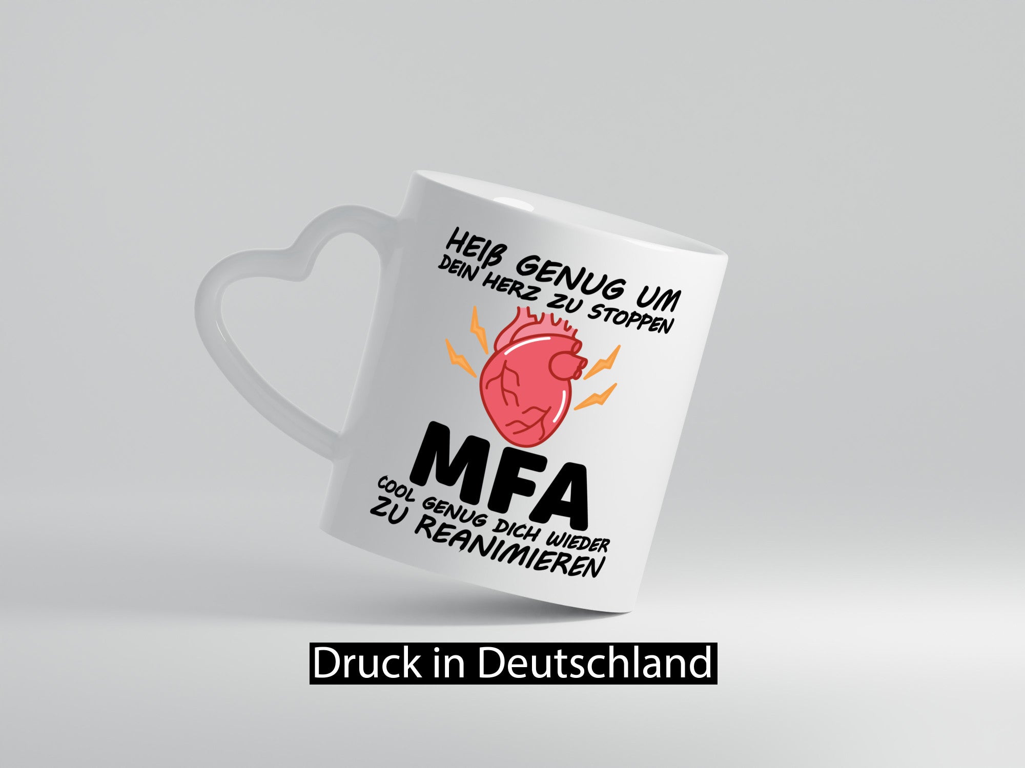 MFA Tasse | Herz Motiv Krankenpfleger Statement lustiger Spruch Geschenk Humor