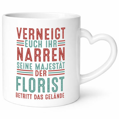 Verneigt euch: Florist | Blumen Verkäufer v2 Geschenk Humor Geschenkidee