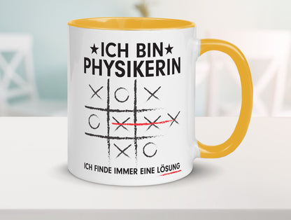 Löse Probleme: Physikerin | Physik Humor Geschenkidee Tasse