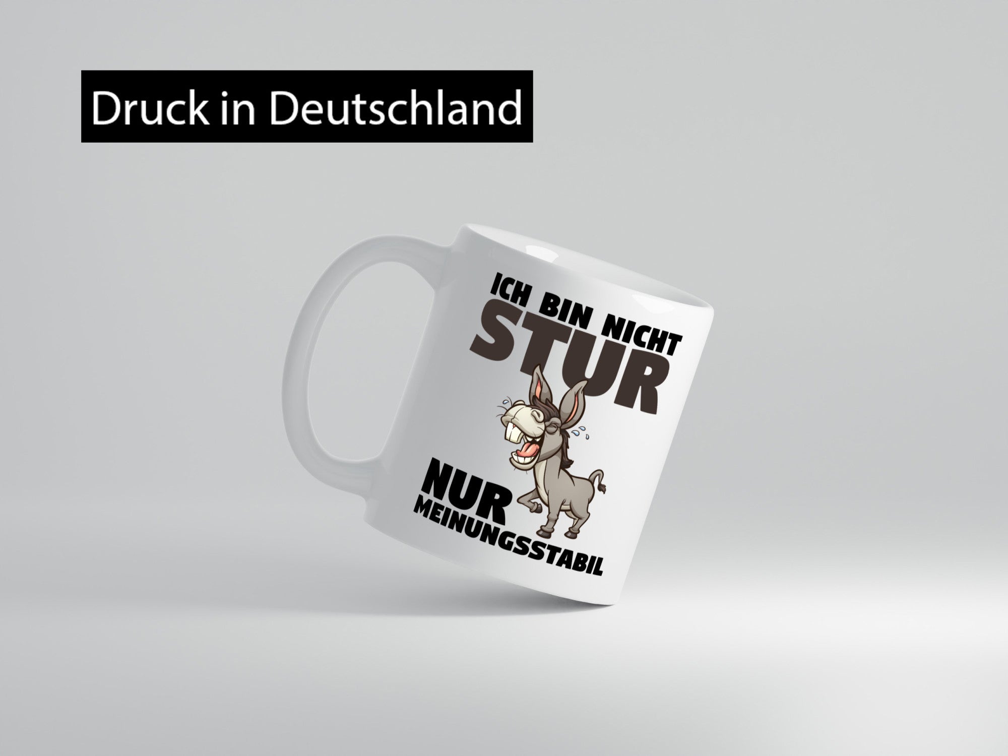 Sturer Esel | Sturkopf Tasse Dickkopf Spruch Humor lustiger Geschenk