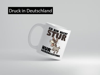 Sturer Esel | Sturkopf Tasse Dickkopf Spruch Humor lustiger Geschenk