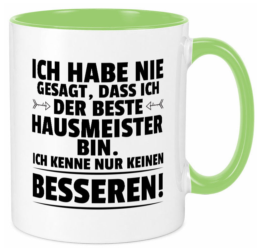 Der Beste Hausmeister | Hauswart Geschenkidee Humor Tasse
