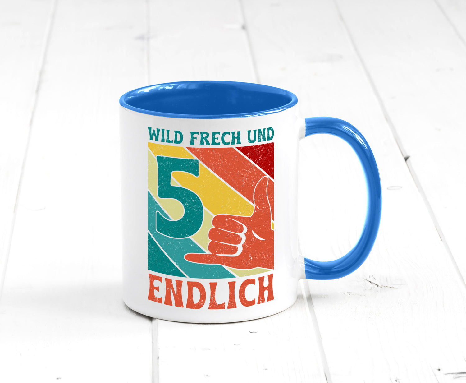 5. Geburtstag | 5 Jahre Wild und Frech Geschenk Geschenkidee lustiger Spruch