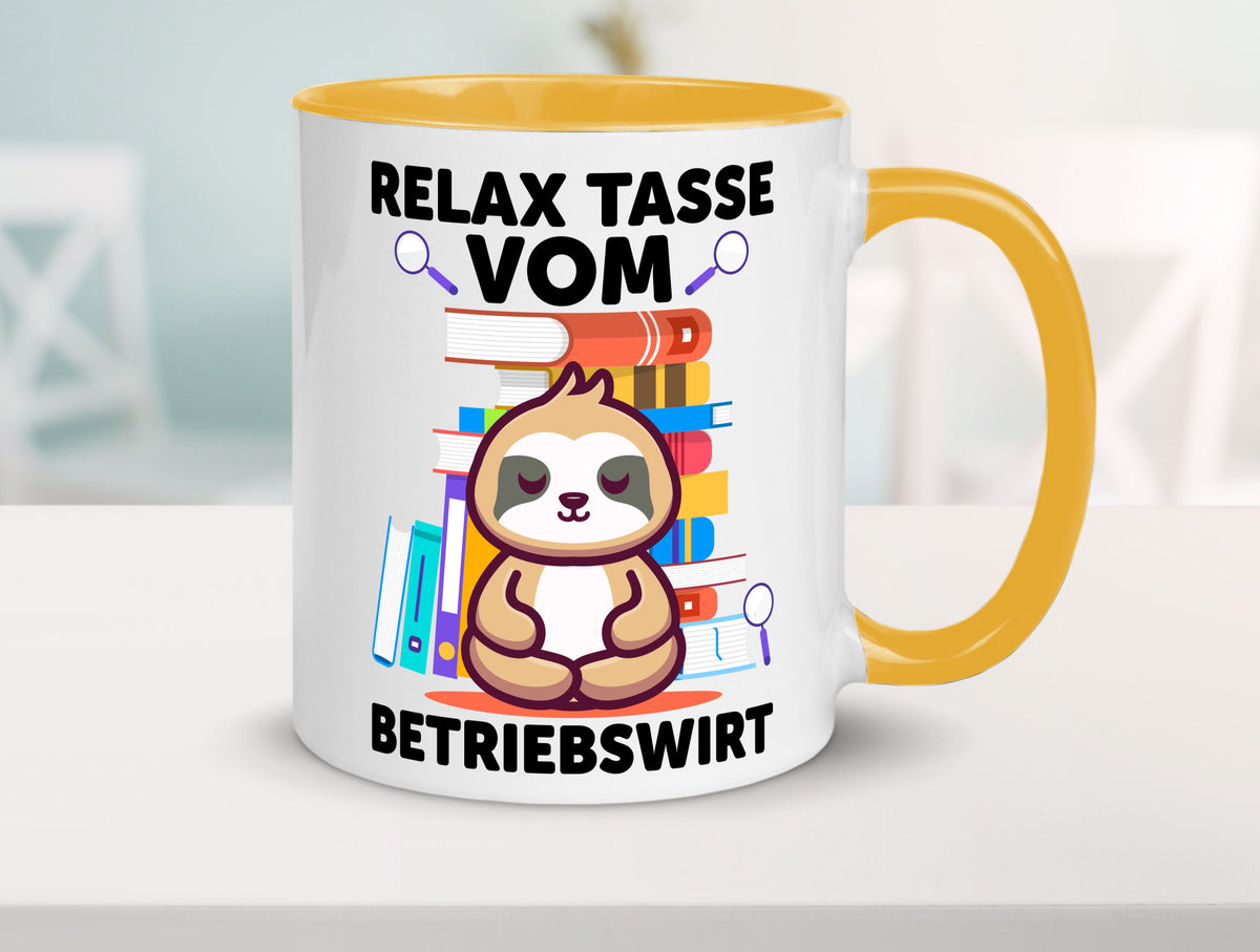 Relax Tasse: Betriebswirt | Betriebswirtschaft lustiger Spruch Geschenk Humor