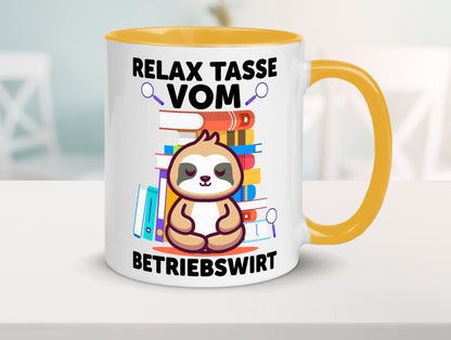Relax Tasse: Betriebswirt | Betriebswirtschaft lustiger Spruch Geschenk Humor