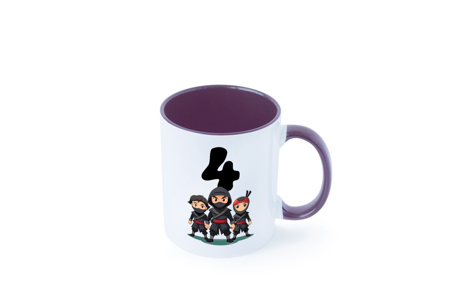4. Geburtstag | 4 Jahre Ninja lustig Geschenkidee Geschenk Tasse
