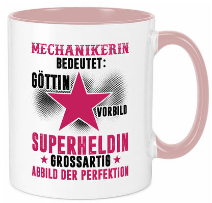 Bedeutung von Mechanikerin | KFZ Geschenkidee Humor Tasse